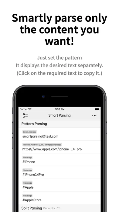 Ảnh chụp màn hình của SmartParsing - Easy Text Copy!