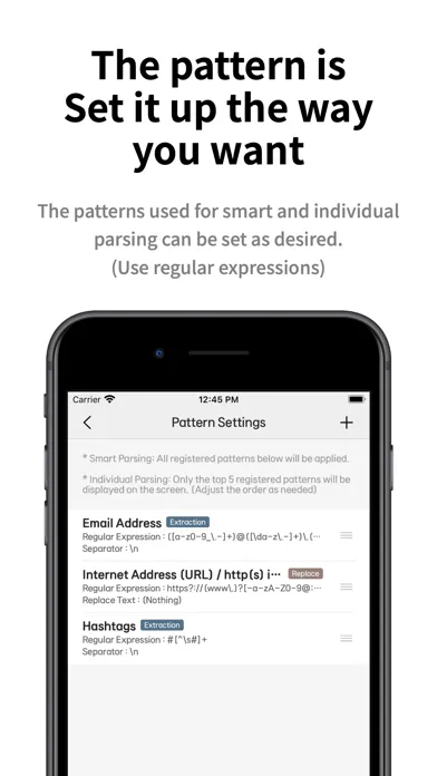 Ảnh chụp màn hình của SmartParsing - Easy Text Copy!