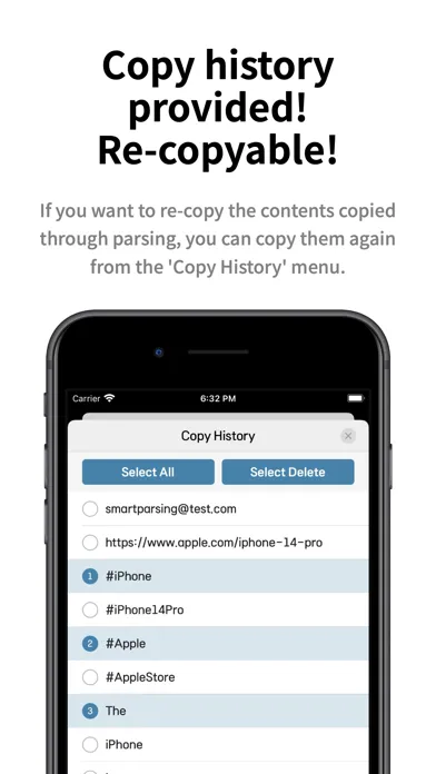 Ảnh chụp màn hình của SmartParsing - Easy Text Copy!
