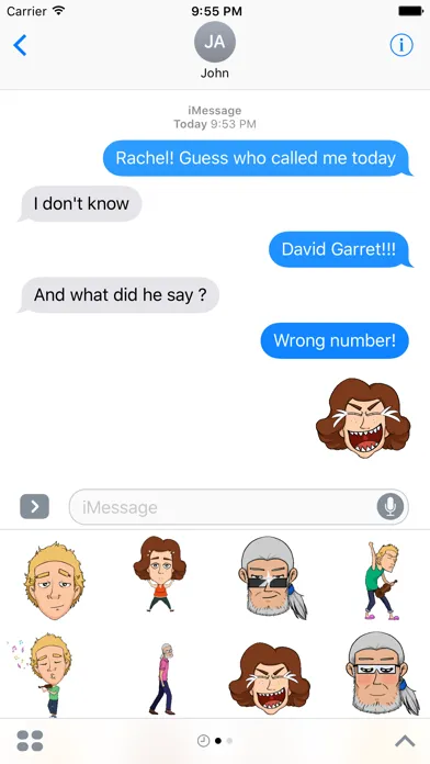 Captures d'écran de Super Gerry Stickers Pack for iMessage