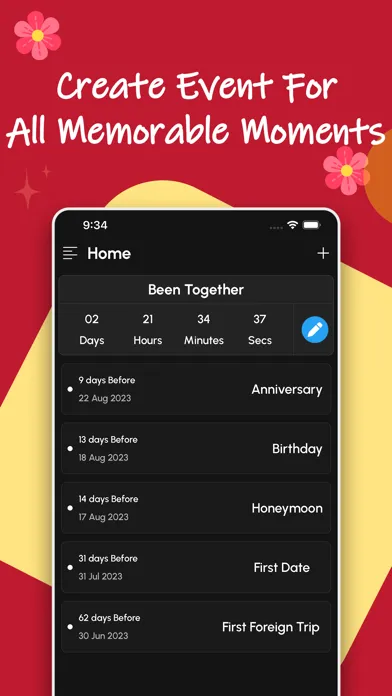 Скриншоты My Love － Relationship Tracker