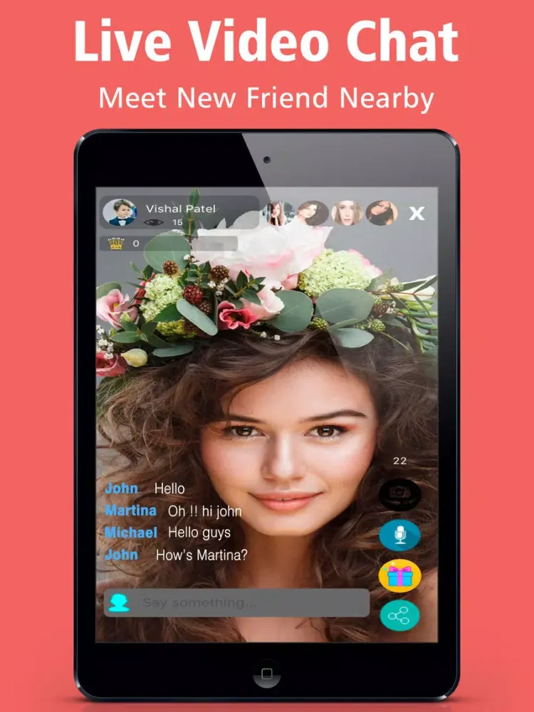 FanStars Live Stream VideoChat iPad  Ekran Görüntüleri