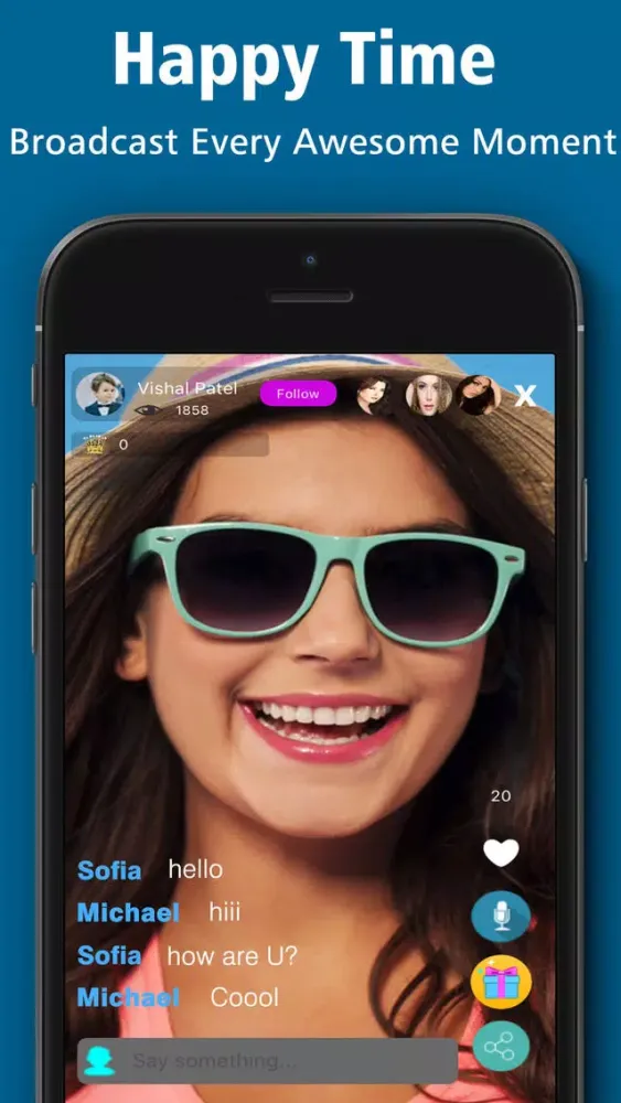 FanStars Live Stream VideoChat Ekran Görüntüleri