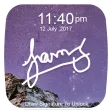 Signature lock screen : gesture effect