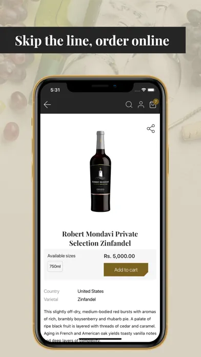 Zrzuty ekranu WineWorld: Online Delivery