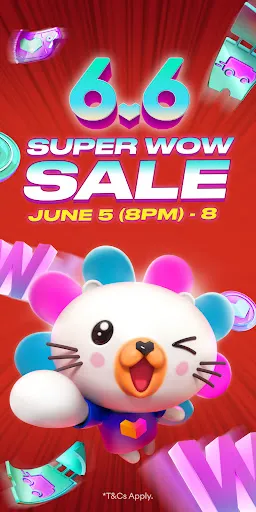Zrzuty ekranu Lazada 6.6 Super WoW