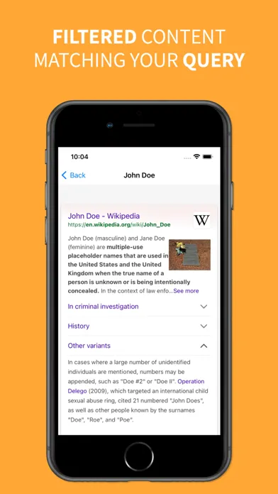 Search for People Screenshots