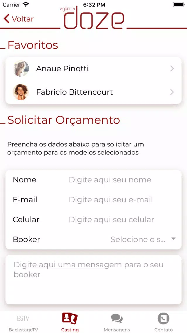 Capturas de tela do Agência Doze
