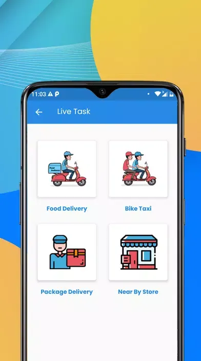 Lazy Me Delivery Partner - Delivery Services App Screenshots
