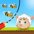 Sheep Rescue - Draw Puzzle Sheep Rescue - Draw Puzzle