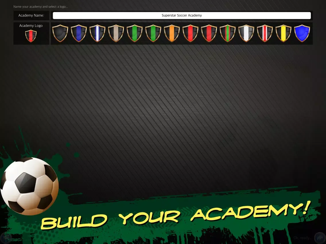 Capturas de tela do Soccer Academy iPad 