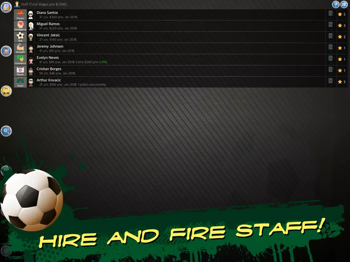 Capturas de tela do Soccer Academy iPad 