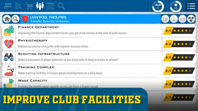 Screenshot di Superstar Football Manager