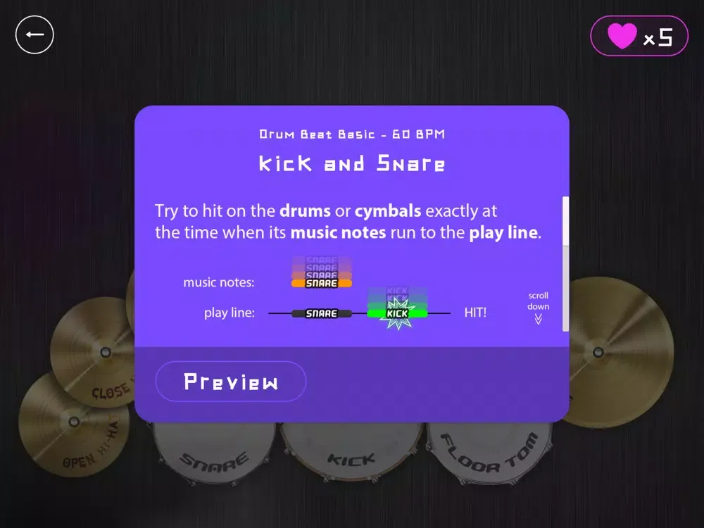 Magic Drums: Learn and Play iPad  سکرین شاٹس