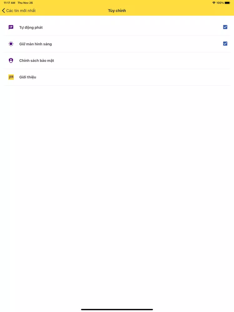 Đọc Báo Bạn Nghe iPad  Screenshots
