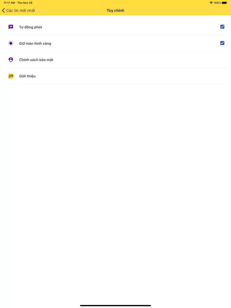 Đọc Báo Bạn Nghe iPad 應用截圖