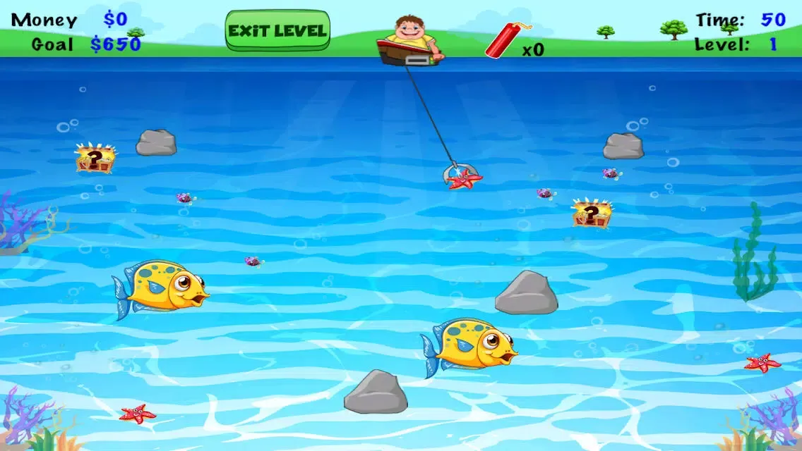 A Flabby Fat Man Fisherman Frenzy FREE- Prize Fly Fishing Sea Fish Star Arcade应用截图