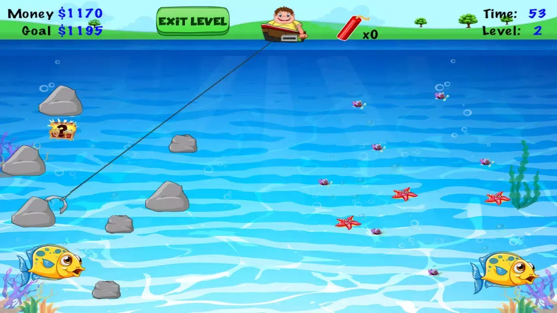 A Flabby Fat Man Fisherman Frenzy FREE- Prize Fly Fishing Sea Fish Star Arcade应用截图