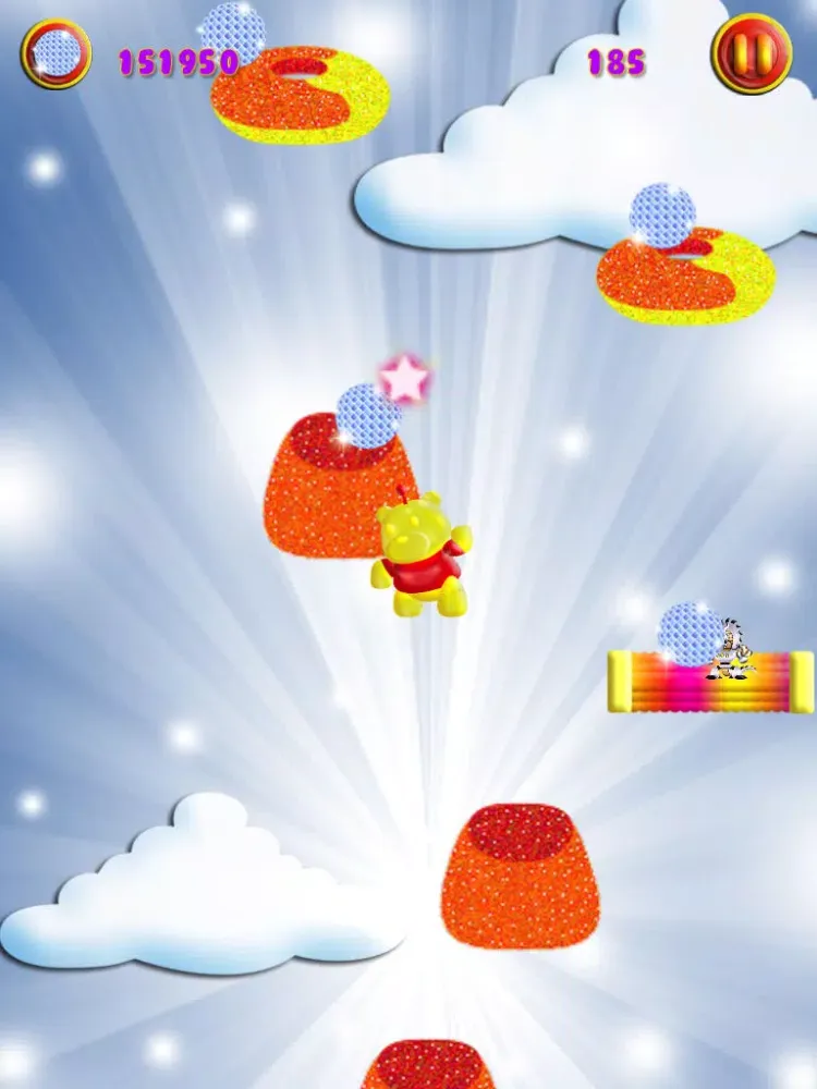 Captures d'écran de Gummy Bear Bots Mania - A FREE Teddy Disco Lights Game iPad 