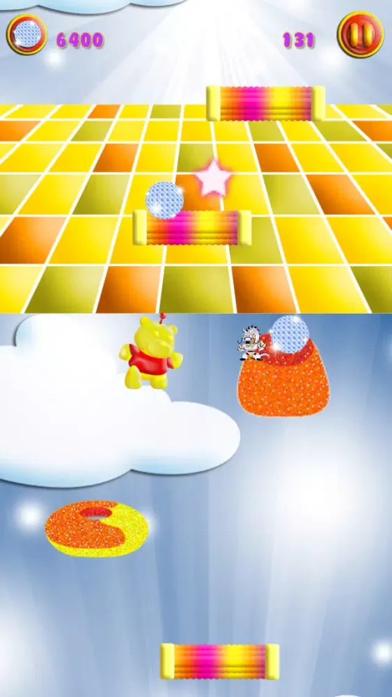 Captures d'écran de Gummy Bear Bots Mania - A FREE Teddy Disco Lights Game