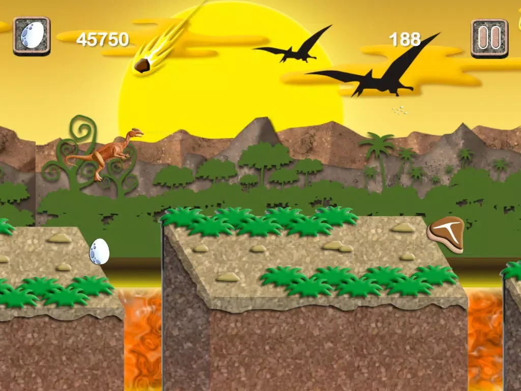 Dinosaur Rampage Assault FREE - The Stone Age Prehistoric Dino Hunt Game iPad  سکرین شاٹس