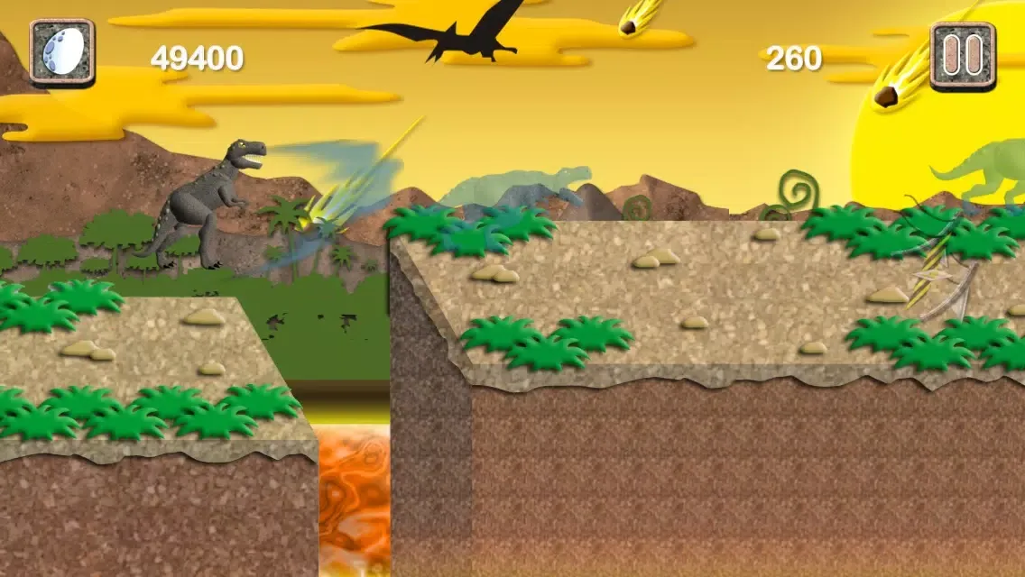 Dinosaur Rampage Assault FREE - The Stone Age Prehistoric Dino Hunt Game سکرین شاٹس