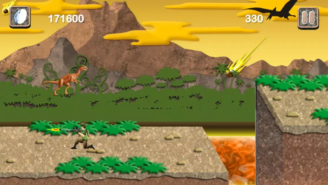 Dinosaur Rampage Assault FREE - The Stone Age Prehistoric Dino Hunt Game سکرین شاٹس