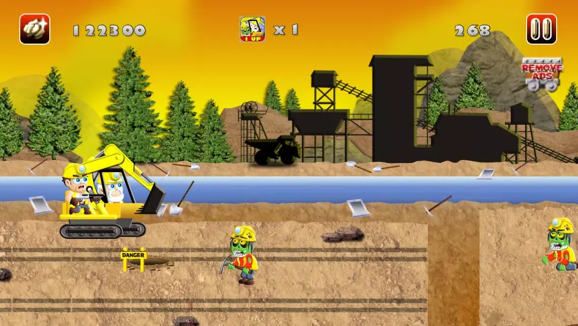 Gold Miners vs. Zombies : Jungle Style Rush! Screenshots