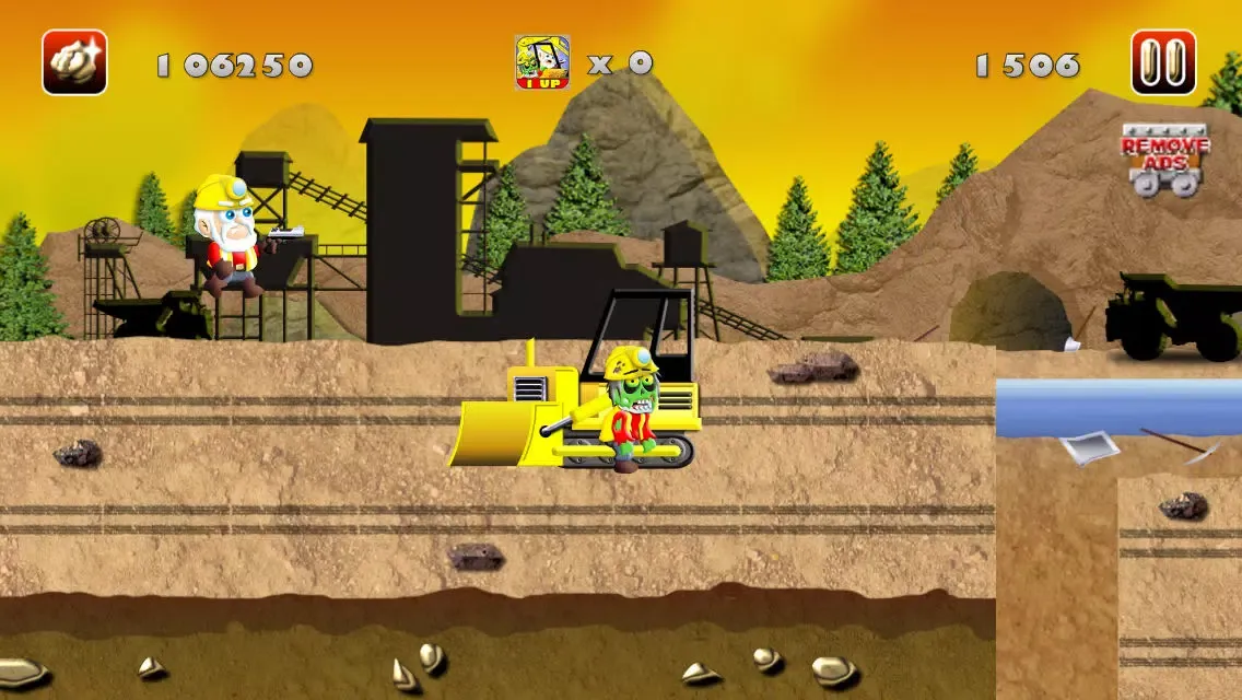 Gold Miners vs. Zombies : Jungle Style Rush! Screenshots