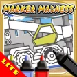 Marker Mania for Boys Lite - A Free Truck & Construction Coloring Book App Marker Mania for Boys Lite - A Free Truck & Construction Coloring Book App