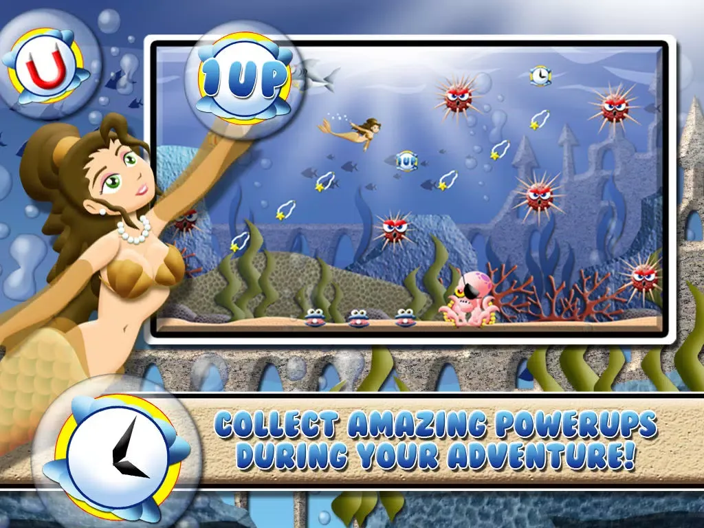 Capturas de pantalla de Princess Mermaid Girl: A Little Bubble World Under the Sea iPad 