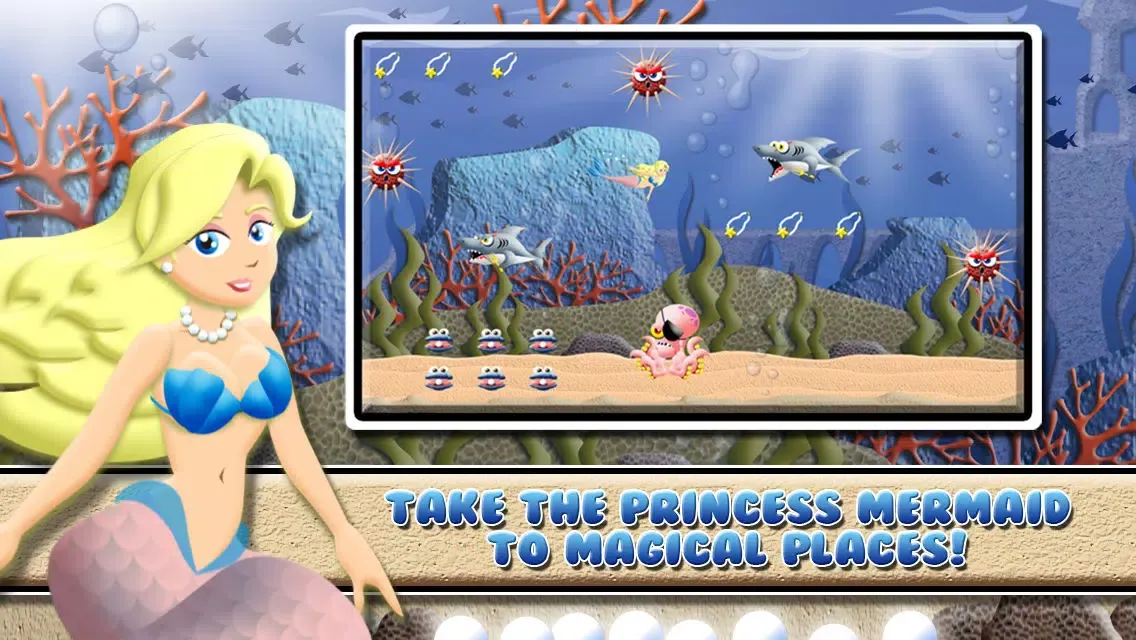 Capturas de pantalla de Princess Mermaid Girl: A Little Bubble World Under the Sea