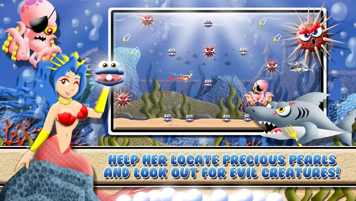 Capturas de pantalla de Princess Mermaid Girl: A Little Bubble World Under the Sea