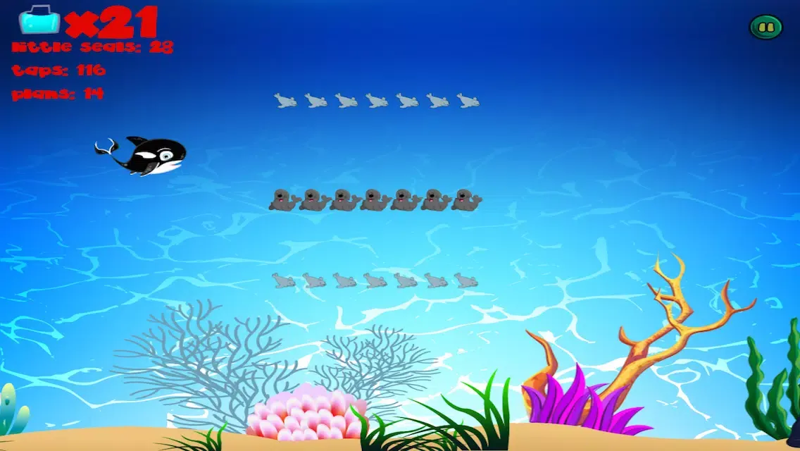 Orca Trail's Play Whale FREE - Sea Ocean Reef Swimmer Game For Toddlers & Kids应用截图
