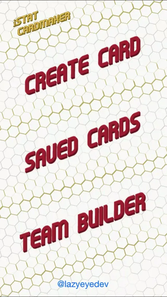 Screenshot di iStat Cardmaker