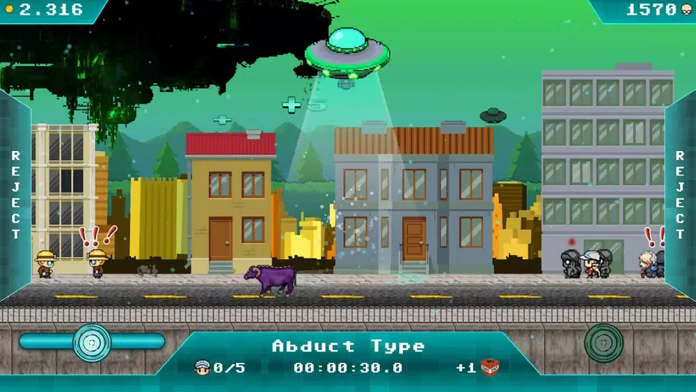 Crazy Alien Invaders スクリーンショット