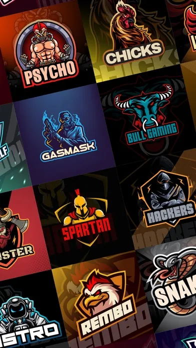 Esport Gaming Logo Maker سکرین شاٹس