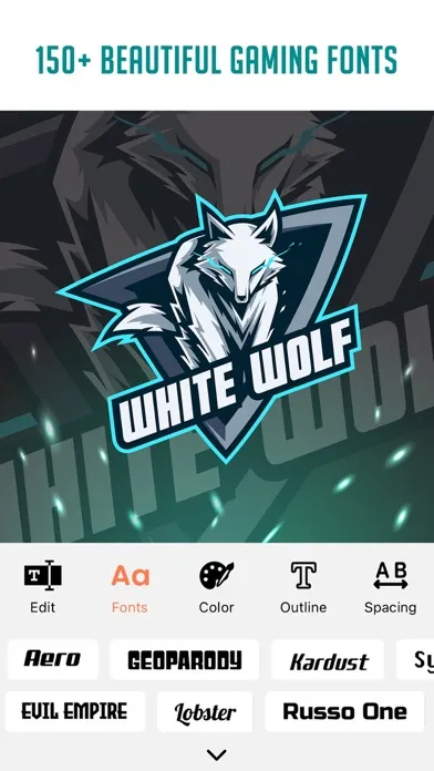 Esport Gaming Logo Maker سکرین شاٹس