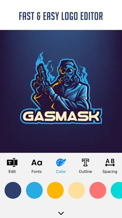 Esport Gaming Logo Maker سکرین شاٹس