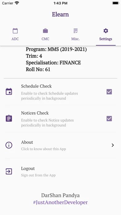Elearn - Welingkar Institute應用截圖