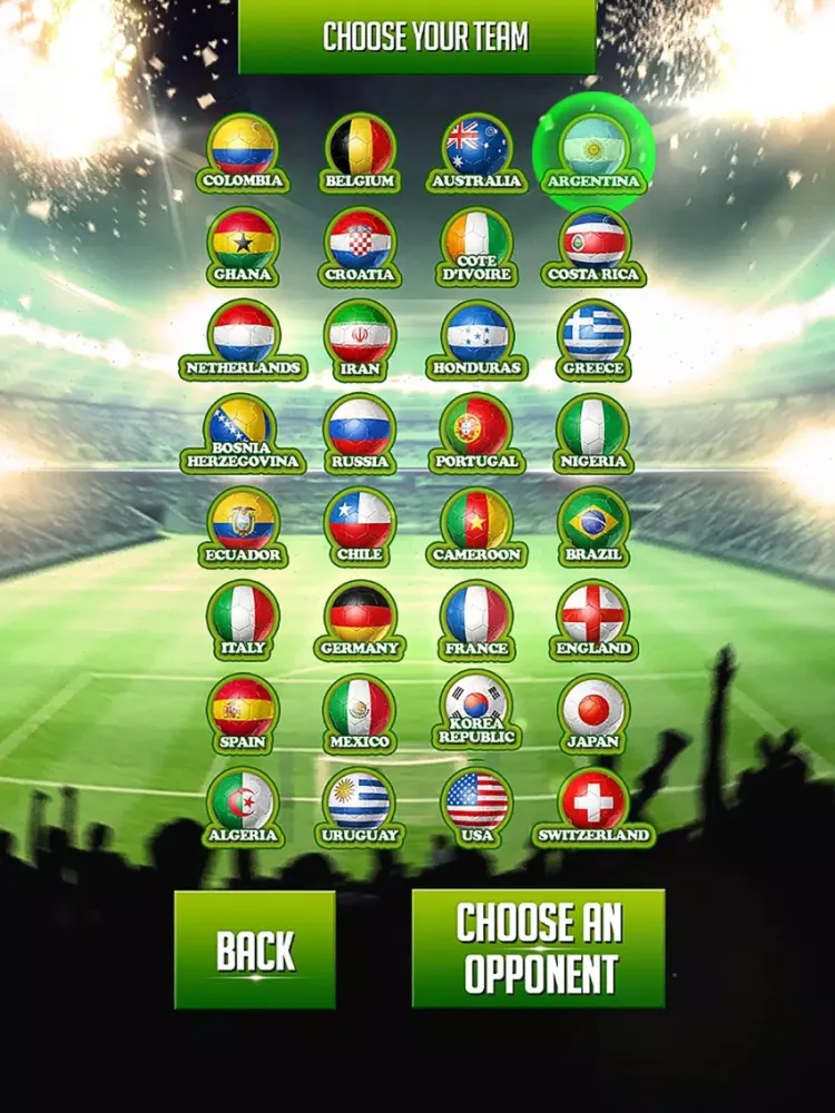FREEKICK - WORLD CHAMPIONSHIP iPad  スクリーンショット
