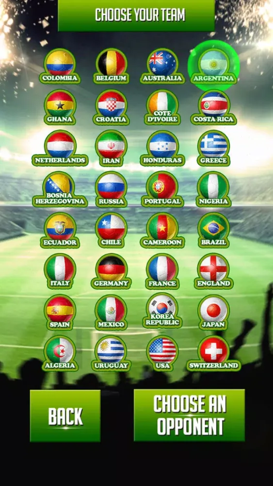 FREEKICK - WORLD CHAMPIONSHIP スクリーンショット