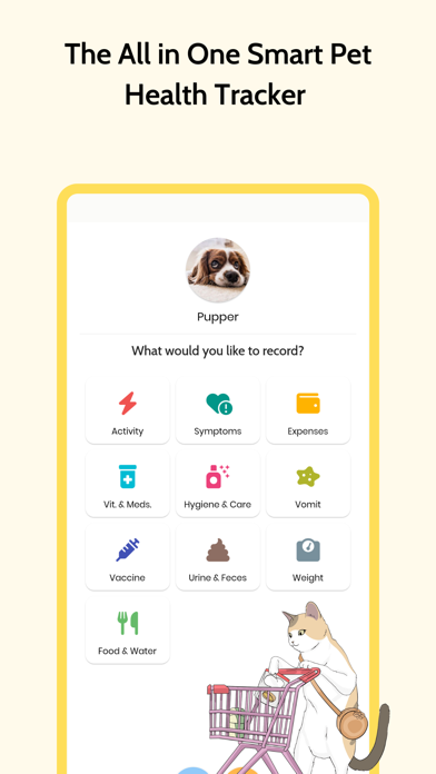 ภาพหน้าจอของ Clio: Dog Cat Pet Care Tracker