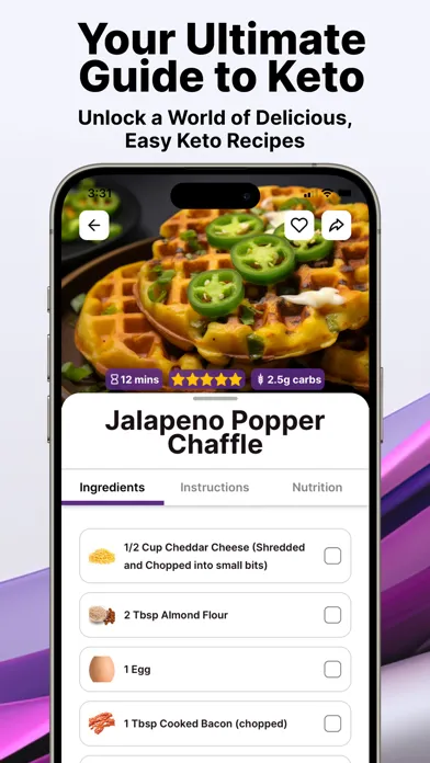 Lazy Keto Diet Meal Planner Screenshots