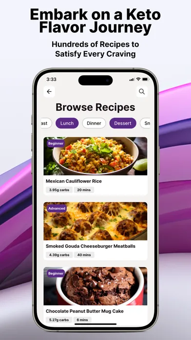 Lazy Keto Diet Meal Planner Screenshots
