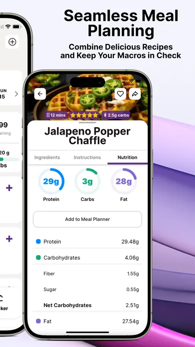 Lazy Keto Diet Meal Planner Screenshots