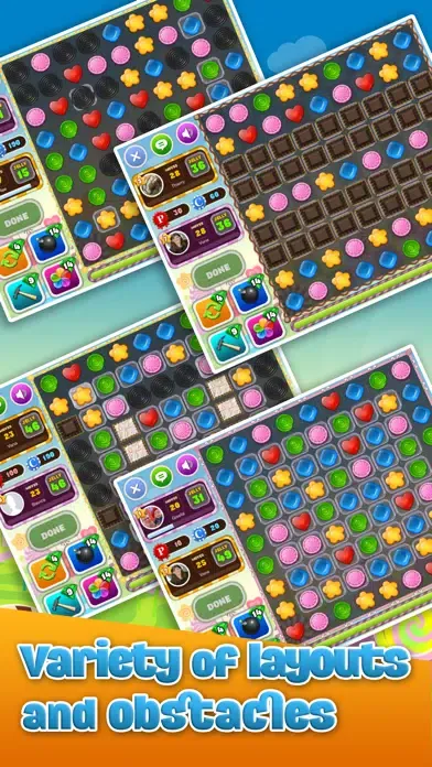 Скриншоты Candy Duels: Match 3 Puzzle hd