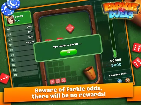 Captures d'écran de Farkle Duels - Dice Mania Live iPad 