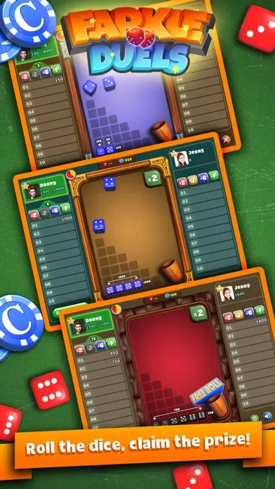 Captures d'écran de Farkle Duels - Dice Mania Live