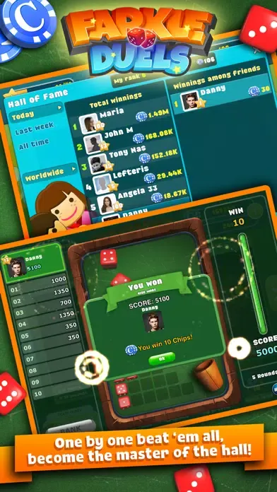 Captures d'écran de Farkle Duels - Dice Mania Live